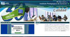 Desktop Screenshot of ipc.upel.edu.ve
